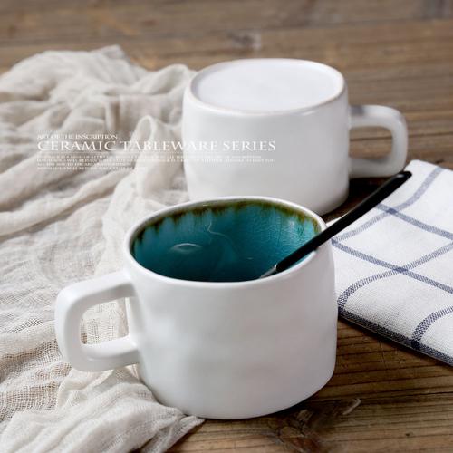 外贸出口家居用品批发尾货大容量星巴克马克杯冰裂水杯字母杯子